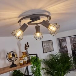 Hofstein Gullspang Deckenleuchte Chrom, Anthrazit, 3-flammig 18 Hofstein Gullspang Deckenleuchte Chrom, Anthrazit, 3-flammig -Bürolampen Verkäufe gullspang deckenleuchte h3388174 8