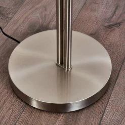 Hofstein Gunstock Stehleuchte Nickel-Matt, 2-flammig -Bürolampen Verkäufe gunstock stehleuchte h3354254 16