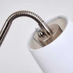 Hofstein Gunstock Stehleuchte Nickel glänzend, 2-flammig -Bürolampen Verkäufe gunstock stehleuchte h3354278 3