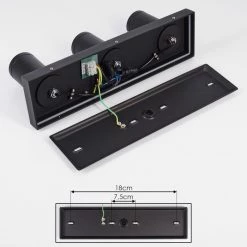 Hofstein Hakamken Deckenleuchte Schwarz, 3-flammig -Bürolampen Verkäufe hakamken deckenleuchte h3438053 4