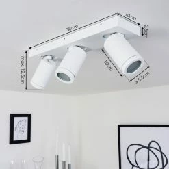 Hofstein Hakamken Deckenleuchte Weiß, 3-flammig 13 Hofstein Hakamken Deckenleuchte Weiß, 3-flammig -Bürolampen Verkäufe hakamken deckenleuchte h3438077 3