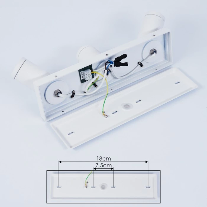 Hofstein Hakamken Deckenleuchte Weiß, 3-flammig 5 Hofstein Hakamken Deckenleuchte Weiß, 3-flammig – Bild 5