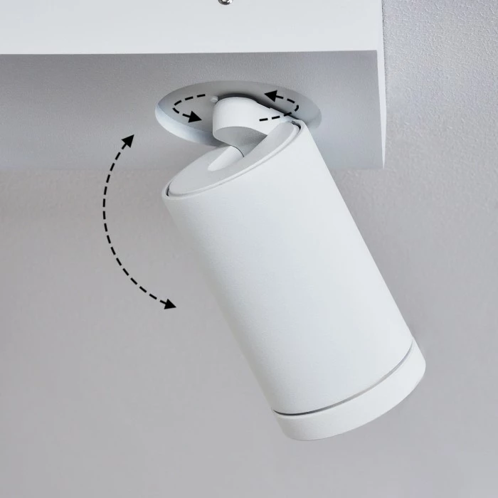 Hofstein Hakamken Deckenleuchte Weiß, 3-flammig 6 Hofstein Hakamken Deckenleuchte Weiß, 3-flammig – Bild 6