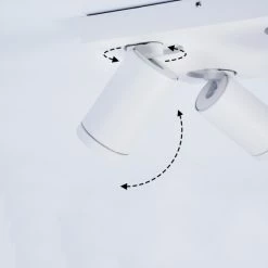 Hofstein Hakamken Deckenleuchte Weiß, 4-flammig -Bürolampen Verkäufe hakamken deckenleuchte h3438107 5