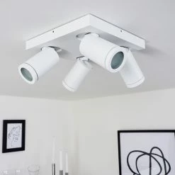 Hofstein Hakamken Deckenleuchte Weiß, 4-flammig -Bürolampen Verkäufe hakamken deckenleuchte h3438107 9