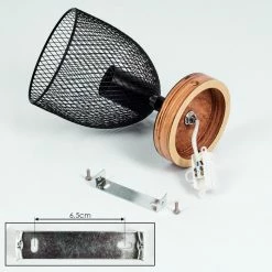 Hofstein Hakvaag Deckenleuchte Schwarz, Holz dunkel, 1-flammig -Bürolampen Verkäufe hakvaag deckenleuchte h3433751 4