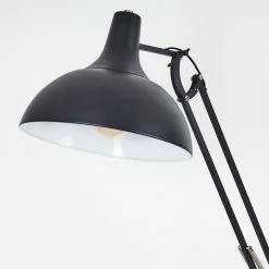 Hofstein Hallsta Stehleuchte Chrom, Schwarz, 1-flammig -Bürolampen Verkäufe hallsta stehleuchte h3413951 12