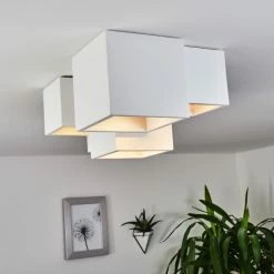 Hofstein Hatusao Deckenleuchte Weiß, 5-flammig -Bürolampen Verkäufe hatusao deckenleuchte h3439197 8