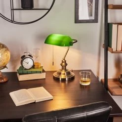 Hofstein Havsta Bankerlampe Altmessing, 1-flammig -Bürolampen Verkäufe havsta bankerlampe h3422625 6