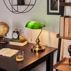 Hofstein Havsta Bankerlampe Altmessing, 1-flammig -Bürolampen Verkäufe havsta bankerlampe h3422625 8