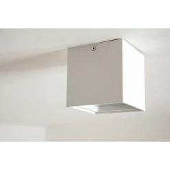 Helestra LED Deckenleuchte Aluminium, Weiß, 1-flammig -Bürolampen Verkäufe helestra led deckenleuchte 15 1558 07 do1 6