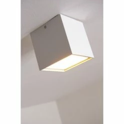 Helestra LED Deckenleuchte Aluminium, Weiß, 1-flammig -Bürolampen Verkäufe helestra led deckenleuchte 15 1558 07 do1 7