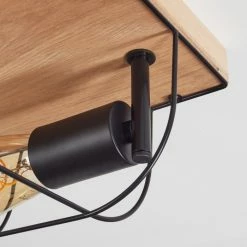 Hofstein Hodne Deckenleuchte Schwarz, Naturfarben, 2-flammig -Bürolampen Verkäufe hodne deckenleuchte h3441688 5