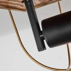 Hofstein Hodne Deckenleuchte Schwarz, Naturfarben, 2-flammig -Bürolampen Verkäufe hodne deckenleuchte h3441794 5