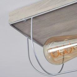 Hofstein Hodne Deckenleuchte Schwarz, Grau, Naturfarben, 2-flammig -Bürolampen Verkäufe hodne deckenleuchte h3441954 2