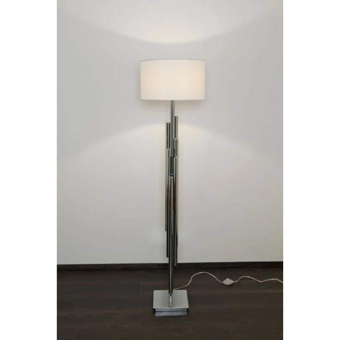 Holländer TRIMESTRE Bodenleuchte Silber, 1-flammig 1 Holländer TRIMESTRE Bodenleuchte Silber, 1-flammig