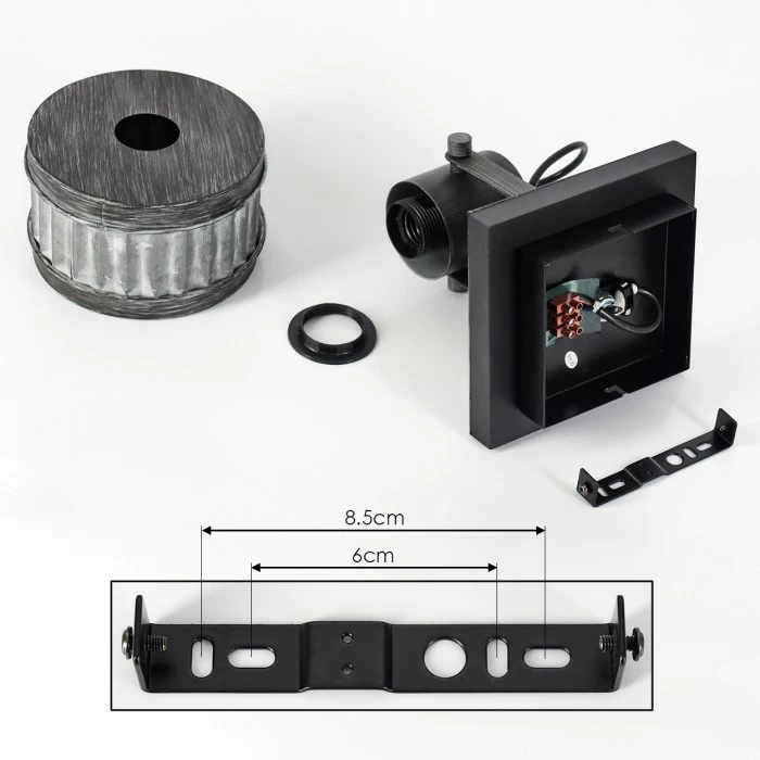 Hofstein Holsa Deckenleuchte Schwarz, 1-flammig 5 Hofstein Holsa Deckenleuchte Schwarz, 1-flammig – Bild 5