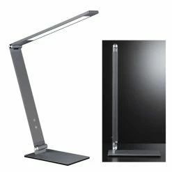 Honsel Leuchten Honsel Geri Tischleuchte LED Grau, 1-flammig -Bürolampen Verkäufe honsel geri tischleuchte 98141 1