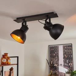 Hofstein Hora Deckenleuchte Schwarz, 2-flammig -Bürolampen Verkäufe hora deckenleuchte h3420553 8