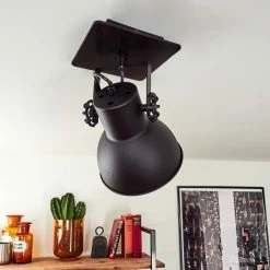 Hofstein Hora Deckenleuchte Schwarz, 1-flammig -Bürolampen Verkäufe hora deckenleuchte h3433744 8