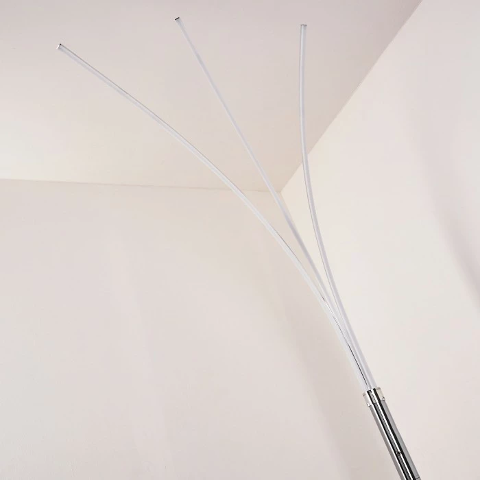 Hofstein Horpmaal Bogenleuchte LED Chrom, 3-flammig 18 Hofstein Horpmaal Bogenleuchte LED Chrom, 3-flammig – Bild 18