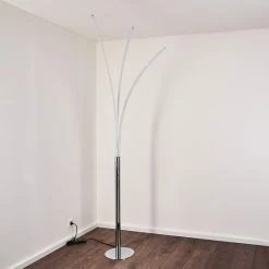 Hofstein Horpmaal Bogenleuchte LED Chrom, 3-flammig 31 Hofstein Horpmaal Bogenleuchte LED Chrom, 3-flammig -Bürolampen Verkäufe horpmaal bogenleuchte h3268414 do1 9