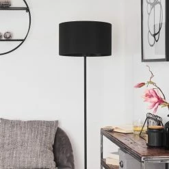 Hofstein Huarate Stehleuchte Schwarz, 1-flammig -Bürolampen Verkäufe huarate stehleuchte h3415313 1