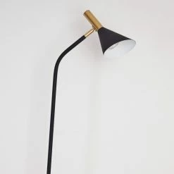 Hofstein Hybla Stehleuchte Schwarz, Gold, 1-flammig -Bürolampen Verkäufe hybla stehleuchte h3415276 7