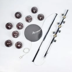 Hofstein Hyco Stehleuchte Chrom, 9-flammig -Bürolampen Verkäufe hyco stehleuchte h3420676 4