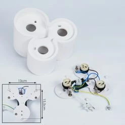 Hofstein Ililai Deckenleuchte Weiß, 3-flammig 14 Hofstein Ililai Deckenleuchte Weiß, 3-flammig -Bürolampen Verkäufe ililai deckenleuchte h3439142 4