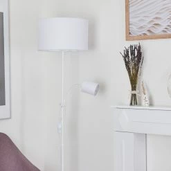 Hofstein Jobsbo Stehleuchte Weiß, 2-flammig -Bürolampen Verkäufe jobsbo stehleuchte h3421017 9