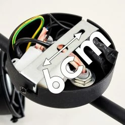 Hofstein Jonsered Deckenleuchte LED Schwarz, 4-flammig -Bürolampen Verkäufe jonsered deckenleuchte h3355497 17