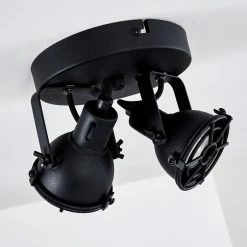 Hofstein Jonsered Deckenleuchte Schwarz, 2-flammig -Bürolampen Verkäufe jonsered deckenleuchte h3359075 12