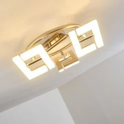 Hofstein Karis Deckenleuchte LED Nickel-Matt, 3-flammig 25 Hofstein Karis Deckenleuchte LED Nickel-Matt, 3-flammig -Bürolampen Verkäufe karis deckenleuchte h3080825 9