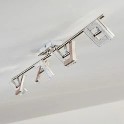 Hofstein Karis Deckenleuchte LED Nickel-Matt, 4-flammig -Bürolampen Verkäufe karis deckenleuchte h3080832 16