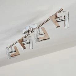 Hofstein Karis Deckenleuchte LED Nickel-Matt, 4-flammig -Bürolampen Verkäufe karis deckenleuchte h3080832 2