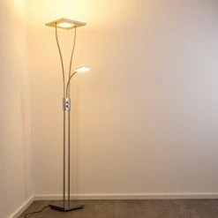 Hofstein Kimba Deckenfluter LED Nickel-Matt, 3-flammig -Bürolampen Verkäufe kimba deckenfluter h000441 10