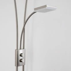 Hofstein Kimba Deckenfluter LED Nickel-Matt, 3-flammig -Bürolampen Verkäufe kimba deckenfluter h000441 9