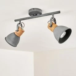 Hofstein Kinzua Deckenleuchte Grau, 2-flammig -Bürolampen Verkäufe kinzua deckenleuchte h3355596 12