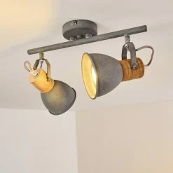 Hofstein Kinzua Deckenleuchte Grau, 2-flammig -Bürolampen Verkäufe kinzua deckenleuchte h3355596 16