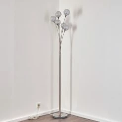 Hofstein Kitee Stehleuchte Edelstahl, 6-flammig -Bürolampen Verkäufe kitee stehleuchte h3089866 9