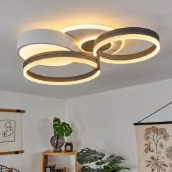 Hofstein Kolo Deckenleuchte LED Anthrazit, Weiß, 1-flammig -Bürolampen Verkäufe kolo deckenleuchte h3437254 10