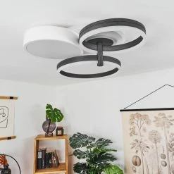 Hofstein Kolo Deckenleuchte LED Anthrazit, Weiß, 1-flammig -Bürolampen Verkäufe kolo deckenleuchte h3437254 11