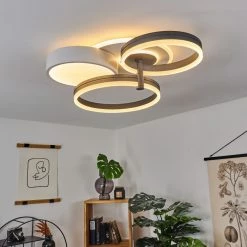 Hofstein Kolo Deckenleuchte LED Anthrazit, Weiß, 1-flammig -Bürolampen Verkäufe kolo deckenleuchte h3437254 6