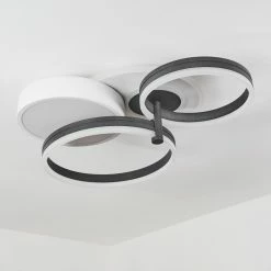 Hofstein Kolo Deckenleuchte LED Anthrazit, Weiß, 1-flammig -Bürolampen Verkäufe kolo deckenleuchte h3437254 7