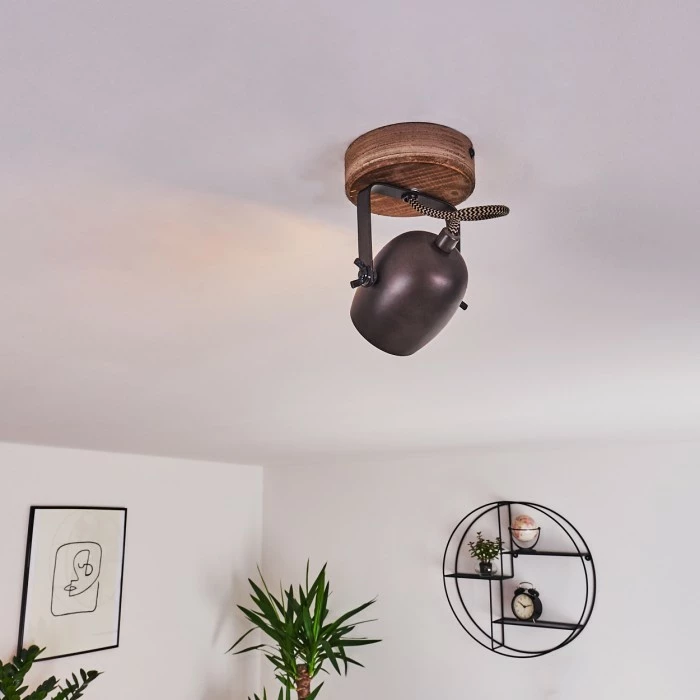 Hofstein Kuah Deckenleuchte Schwarz, 1-flammig 15 Hofstein Kuah Deckenleuchte Schwarz, 1-flammig – Bild 15