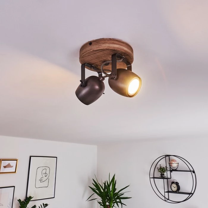 Hofstein Kuah Deckenleuchte Schwarz, 2-flammig 14 Hofstein Kuah Deckenleuchte Schwarz, 2-flammig – Bild 14