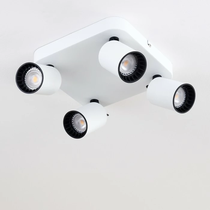 Hofstein Kullaberg Deckenleuchte Weiß, 4-flammig 12 Hofstein Kullaberg Deckenleuchte Weiß, 4-flammig – Bild 12