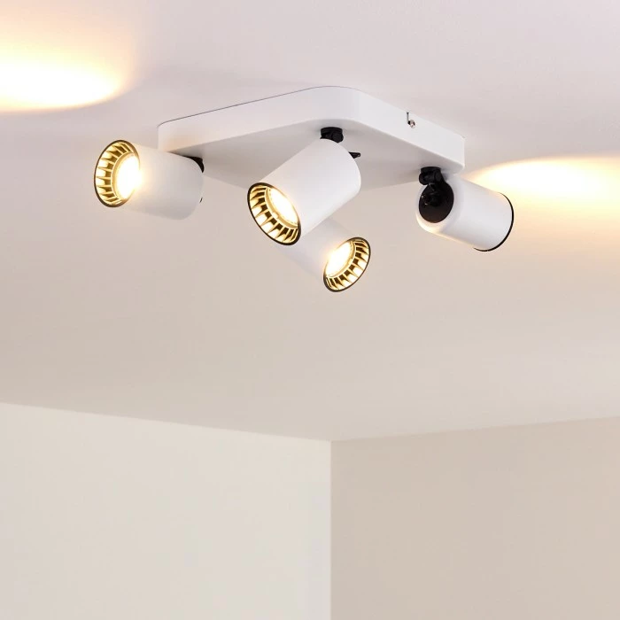 Hofstein Kullaberg Deckenleuchte Weiß, 4-flammig 13 Hofstein Kullaberg Deckenleuchte Weiß, 4-flammig – Bild 13