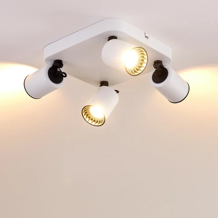 Hofstein Kullaberg Deckenleuchte Weiß, 4-flammig 16 Hofstein Kullaberg Deckenleuchte Weiß, 4-flammig – Bild 16